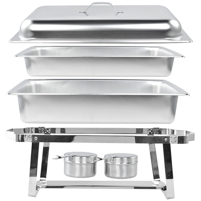 Chafing Dish GN1/1 Stainless steel 9 litres |  VICCDSV9A1 Makfry