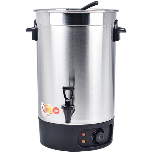 Commercial Water Boiler Single wall 40 litres Stainless steel |  VICWBP40 Makfry