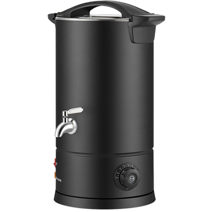 Commercial Water Boiler Double wall 25 litres Black |  VICWBWB25 Makfry