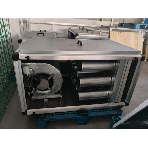 Industrial Exhaust Air Purification Unit With Motor And Carbon Filters And Noise Insulation 1420×980×750mm | Vofp1100 Makfry