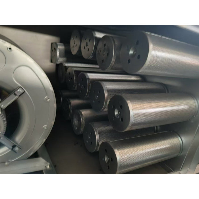 Industrial Exhaust Air Purification Unit With Motor And Carbon Filters And Noise Insulation 1200×670×670mm | Vofp600 Makfry