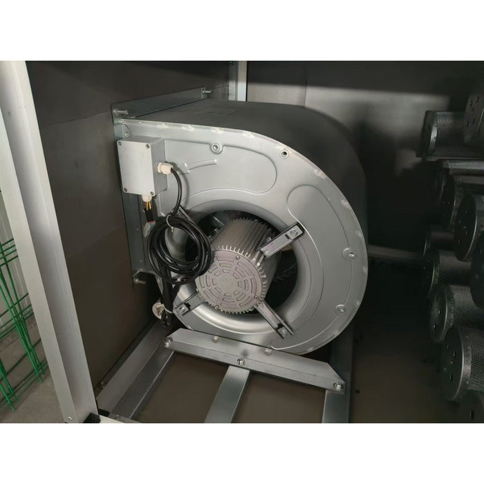 Industrial Exhaust Air Purification Unit With Motor And Carbon Filters And Noise Insulation 1200×670×670mm | Vofp600 Makfry