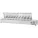 B Grade Refrigerated Servery Prep Top 2000mm 10x Gn1/4 Depth 330mm Stainless Steel Lid | Ea20 B Grade Makfry