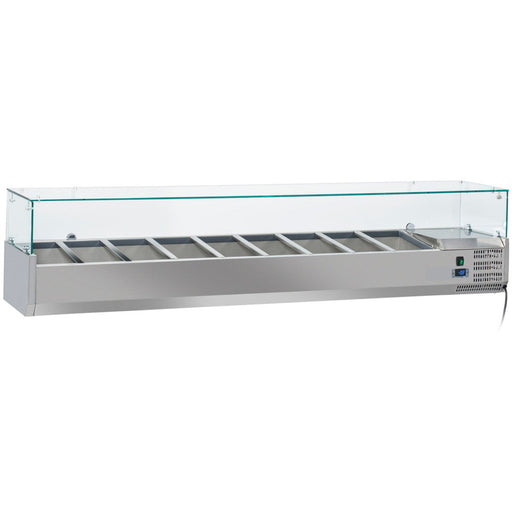 Refrigerated Servery Prep Top 2000mm 9x Gn1/3 Depth 150mm | Pt36 Makfry
