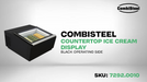 Combisteel Ice Cream Counter Top Compact Display Freezer 3 x 5 Litre - 7292.0010 Combisteel