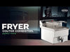 Combisteel Electric Counter Top Fryer Single Tank 8 Litre - 7455.1000 Combisteel