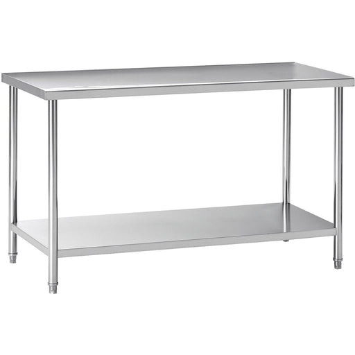 Professional Work table Stainless steel Undershelf 1800x600x900mm |  W218E60180 Makfry