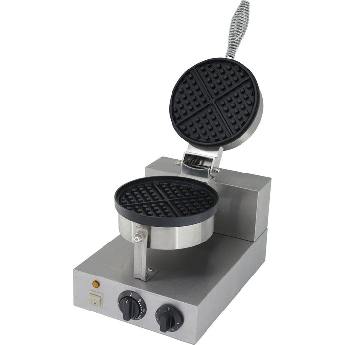Commercial Waffle maker Single Round |  WB1 Makfry