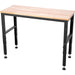 B GRADE Professional Steel Workbench with Rubberwood Worktop Width 1220mm |  WB4824 B GRADE Makfry
