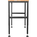 Professional Steel Workbench with Rubberwood Worktop Width 1220mm |  WB4824 Makfry