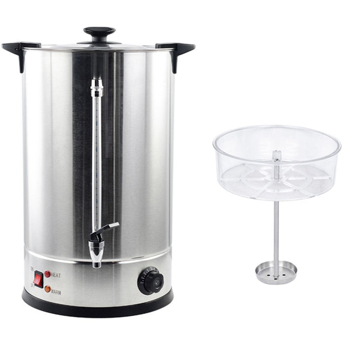 Commercial Double wall Coffee Urn with Boil-dry protection 25 litres 1.6kW |  VICWBQ25 Makfry