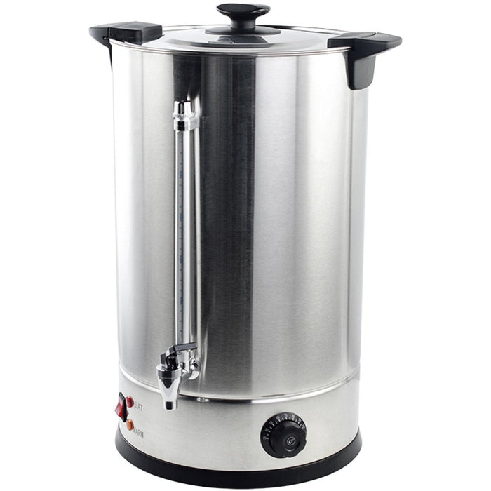 Commercial Double wall Coffee Urn with Boil-dry protection 25 litres 1.6kW |  VICWBQ25 Makfry