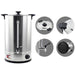 Commercial Water Boiler Double wall 35 litres Stainless steel |  VICWBW35 Makfry