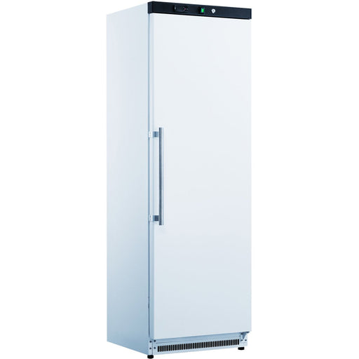 Commercial Refrigerator Upright Cabinet 400 Litres White Single Door | Wr400 Makfry