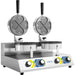 Commercial Waffle maker Double Round |  WF2207D Makfry