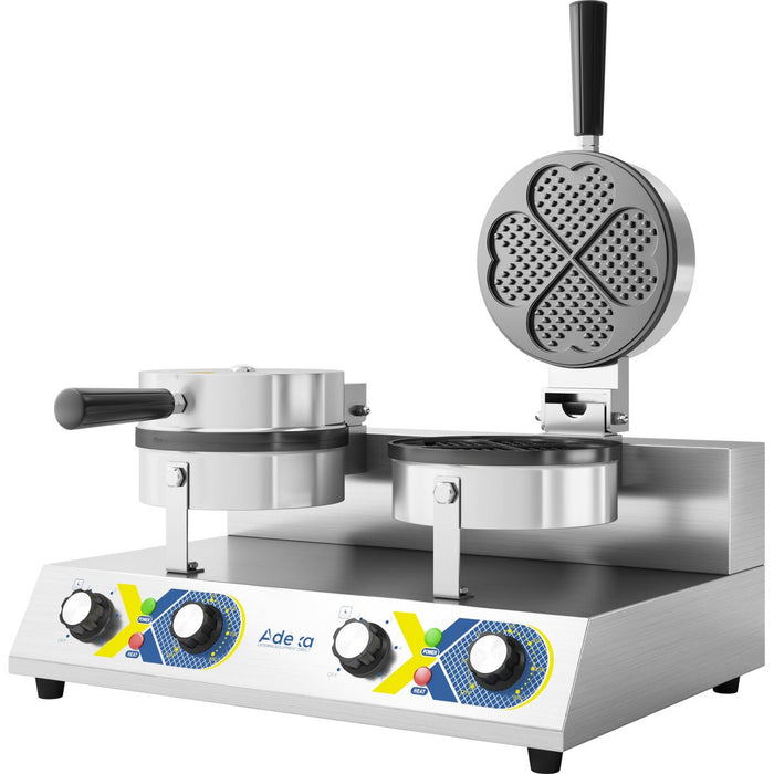 Commercial Waffle maker Double Round |  WF2207D Makfry