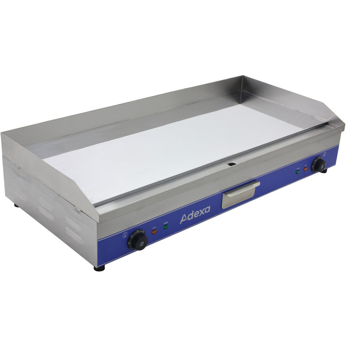 Commercial Electric Griddle Mirror Plate 2 zone 6kW Table top |  WG1000SD