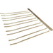 Wine Glass Rack Gold Ceiling mounted Length 300mm 15 wine glasses |  WGB58500300G Makfry