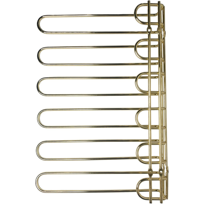 Wine Glass Rack Gold Ceiling mounted Length 450mm 20 wine glasses |  WGR5G