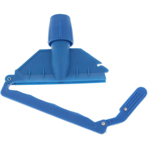 3 Piece Mop Set: Stainless Steel Pole, Blue Connector & Cloth Mop Head |  WH052 Makfry