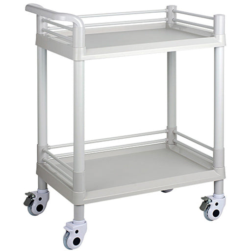 Professional 2 Tier Mobile Trolley ABS 750x530x900mm |  WH2LT7553 Makfry