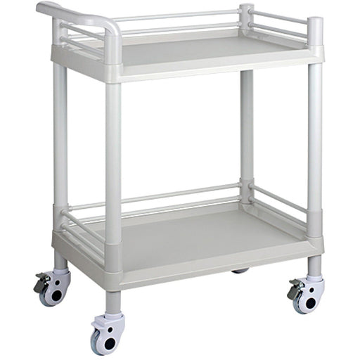 Professional 2 Tier Mobile Trolley ABS 645x445x900mm |  WH2MT6544 Makfry