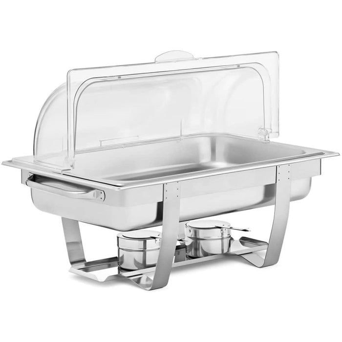 Roll top Chafer GN1/1 Stainless steel Plastic top 9 litres |  WH633A2 Makfry