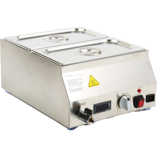 Commercial Chocolate Melter Chocolate Tempering Machine 2x Gn1/3 | Wh7012 Makfry