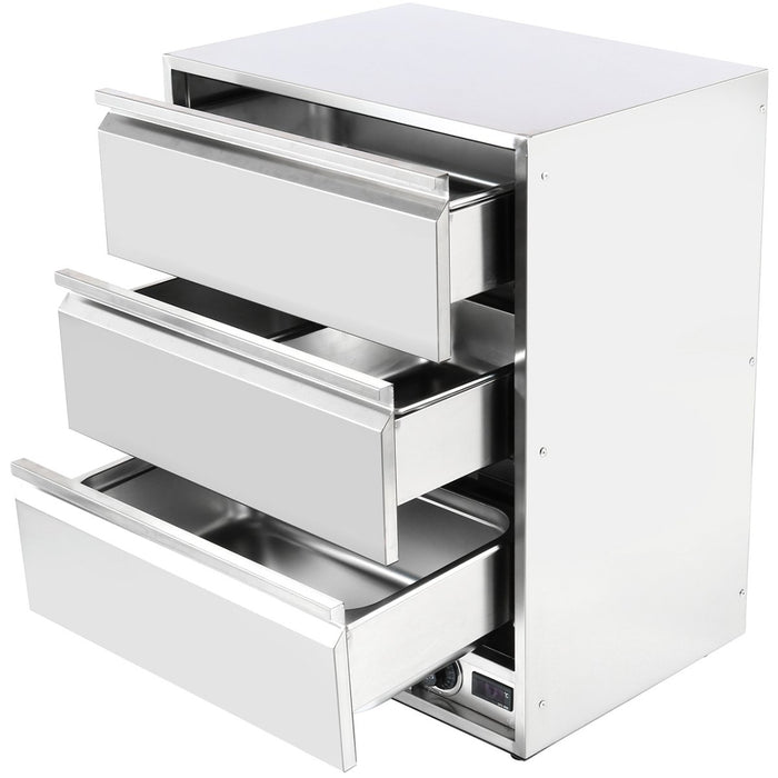 Commercial Food Warmer 3 drawers GN1/1 |  WHBWD03