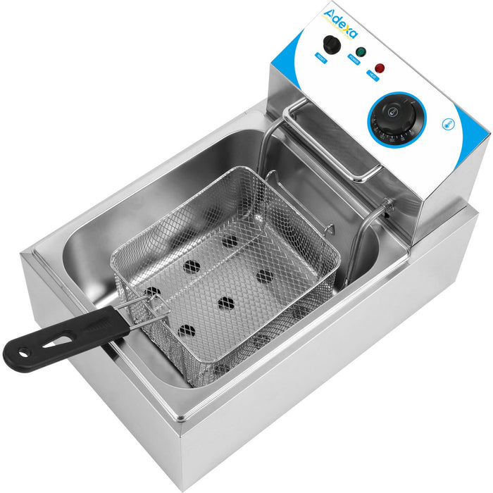 B GRADE Commercial Fryer Single Electric 10 litre 2.5kW Countertop |  WHCDFS B GRADE