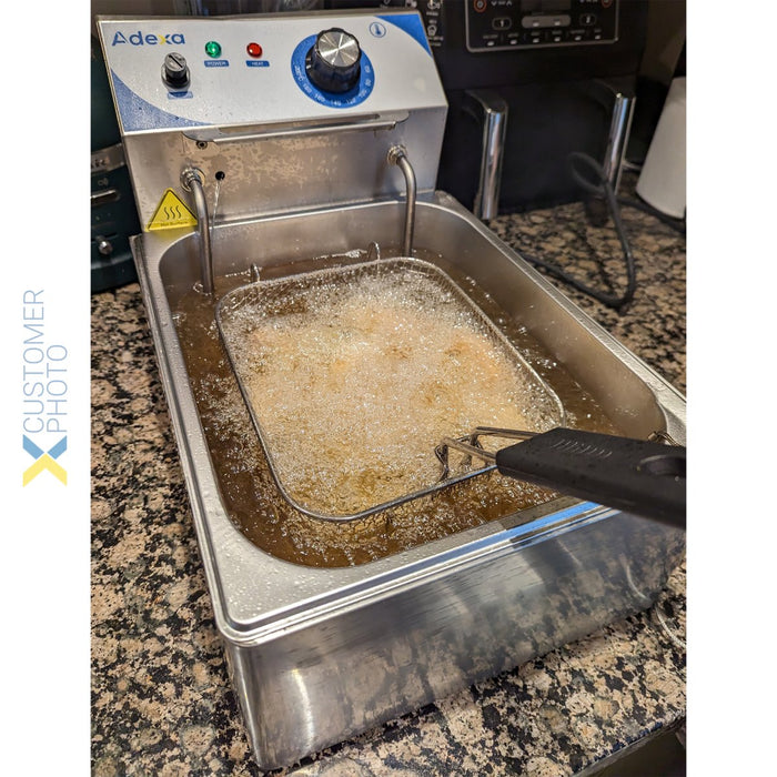 Commercial Fryer Single Electric 10 litre 2.5kW Countertop |  WHCDFS Makfry