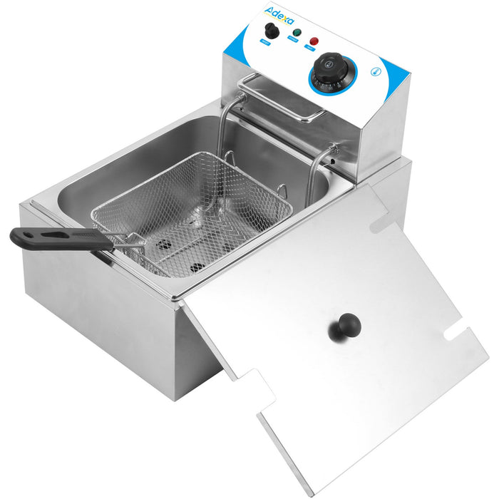 B GRADE Commercial Fryer Single Electric 10 litre 2.5kW Countertop |  WHCDFS B GRADE