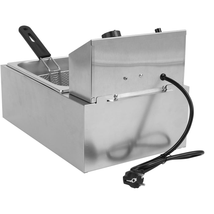 B GRADE Commercial Fryer Single Electric 10 litre 2.5kW Countertop |  WHCDFS B GRADE