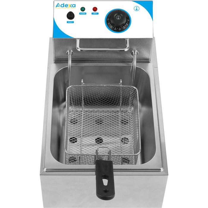 B GRADE Commercial Fryer Single Electric 10 litre 2.5kW Countertop |  WHCDFS B GRADE