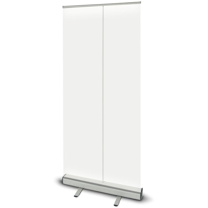 B GRADE Retractable Banner Stand 800x2000mm Clear sheet Aluminium base |  WHESB80 B GRADE Makfry