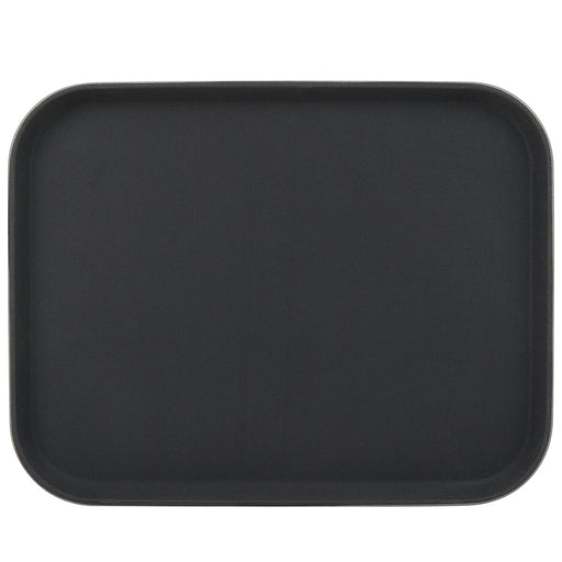 Non-Skid Serving Tray Polypropylene Rectangular 15"x20" Black |  PPTRAY1520 Makfry