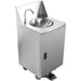 Foot Operated Economic Mobile Wash Basin With Backsplash &Amp; Castors Stainless Steel | Whf278 E Makfry
