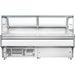 Serve Over Deli Counter White Front Straight Glass Front Width 1580mm | Bluel130 Makfry