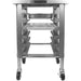 Commercial Mobile Equipment Stand With 6 Tier Tray Rack Gn1/1 Marine Edges 1000x600x900mm | Whmtr60100 C Makfry