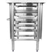 Commercial Equipment Stand With 6 Tier Tray Rack Gn1/1 Marine Edges 800x700x900mm | Whmtr7080 Makfry