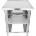 Commercial Equipment Stand With 6 Tier Tray Rack Gn1/1 Marine Edges 800x700x900mm | Whmtr7080 Makfry