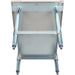 Stainless steel Commercial Equipment Stand with Galvanised Undershelf & Marine Edges 1000x600x600mm |  WHMT60100 Makfry