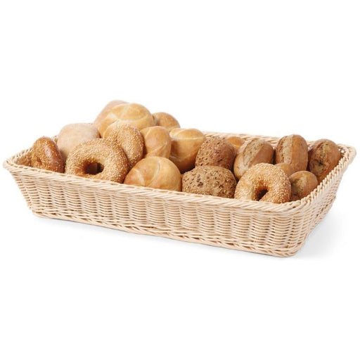 Commercial Bread Display Basket 530x325x80mm Nature colour |  WHRBB1 Makfry