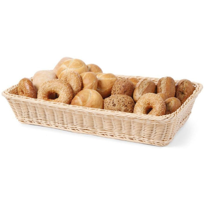 Commercial Bread Display Basket 530x325x80mm Nature colour |  WHRBB1 Makfry