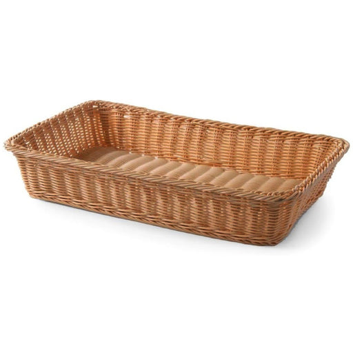 Commercial Bread Display Basket 530x325x80mm Brown |  WHRBB2 Makfry