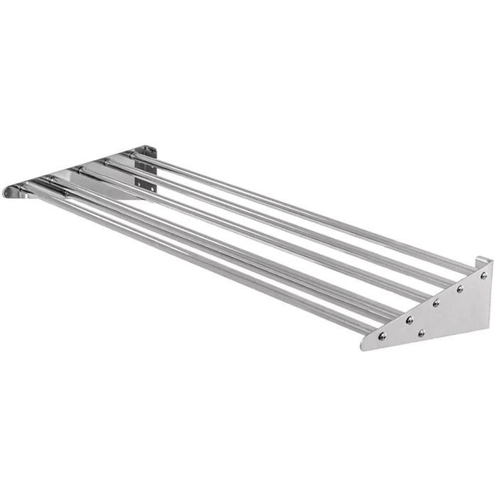 Tubular Wall shelf Stainless steel 1800x320x140mm |  WHRT180