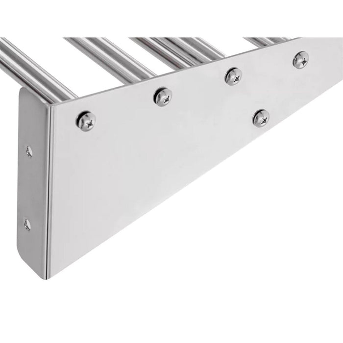 Tubular Wall shelf Stainless steel 1200x320x140mm |  WHRT120 Makfry