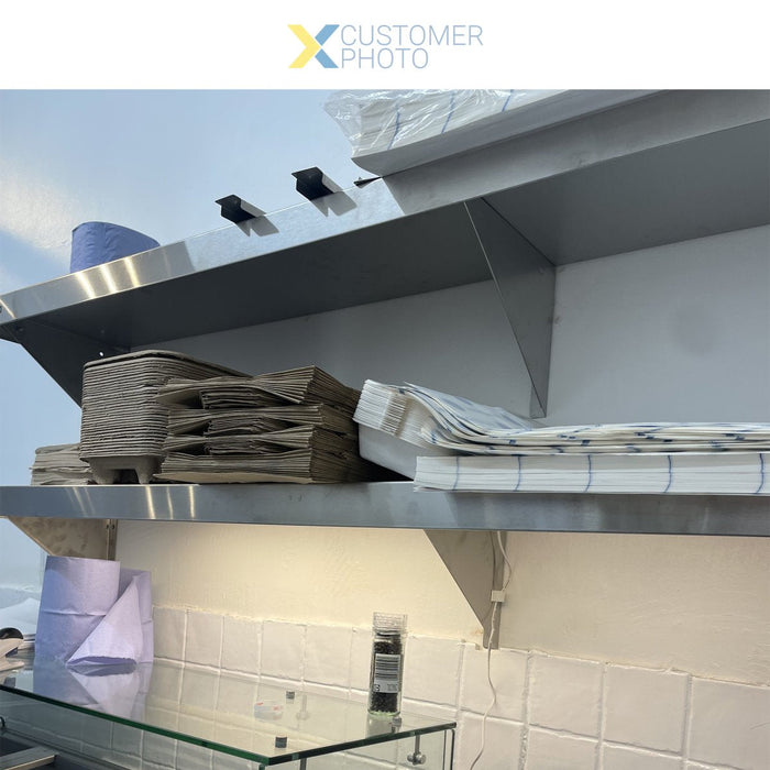 Wall Shelf Stainless steel 1500x300x250mm |  WHWS126018 Makfry