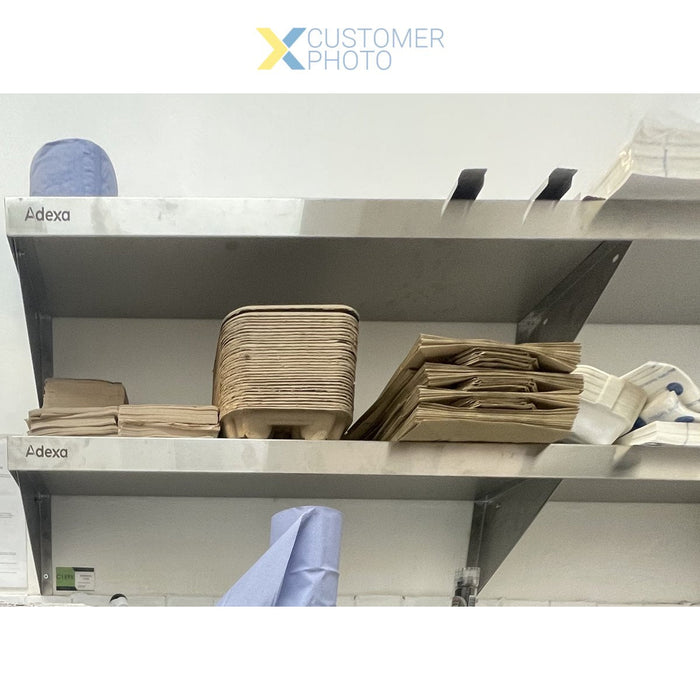 Wall Shelf Stainless steel 1500x300x250mm |  WHWS126018 Makfry