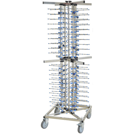 Commercial Plate trolley Stainless steel 80 plates 610x575x1830mm |  WHX1350 Makfry